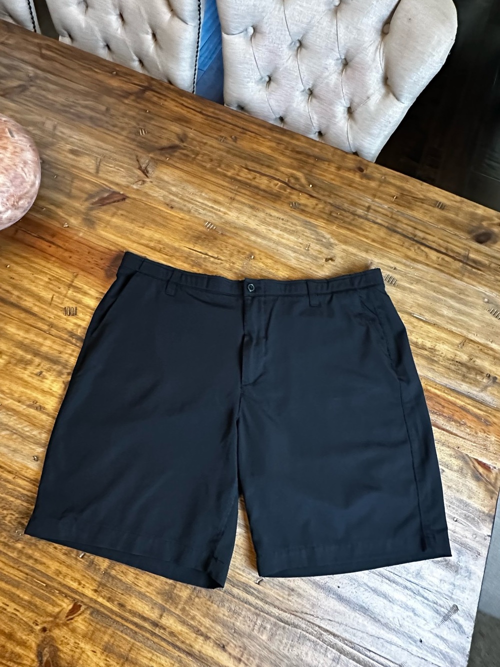 Architect Men's Black Flat-Front Casual Shorts